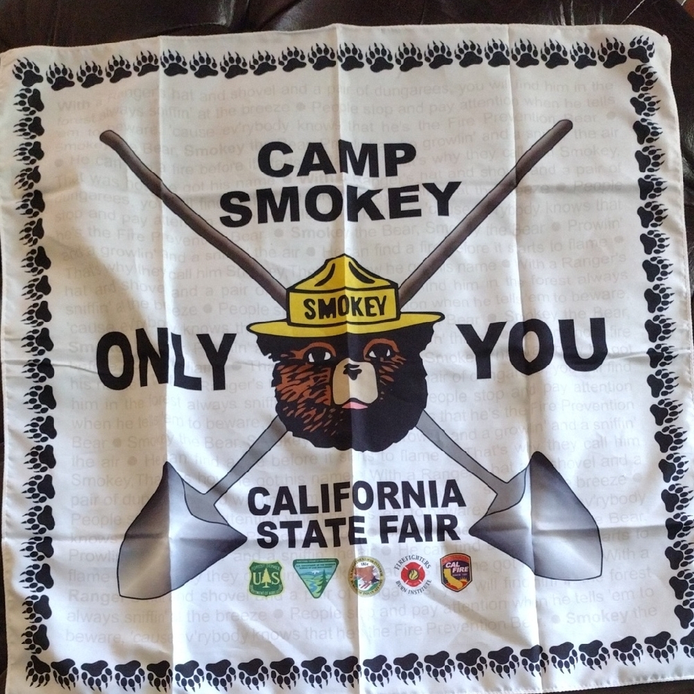 California State Fair Smokey The Bear Bandana